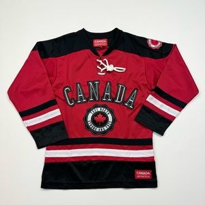 Boy’s/Kid’s Canada Athletics Hockey Jersey Size Small